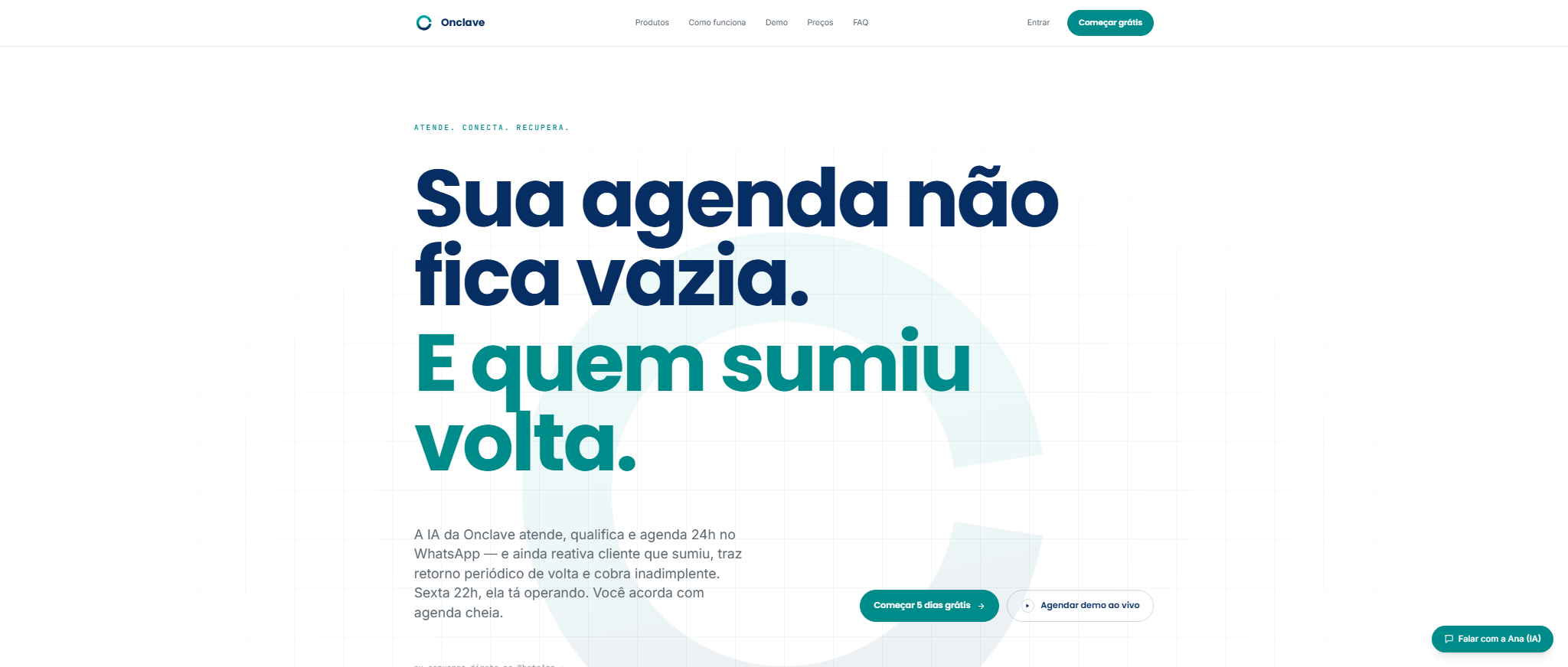 Plataforma de inteligência artificial Onclave